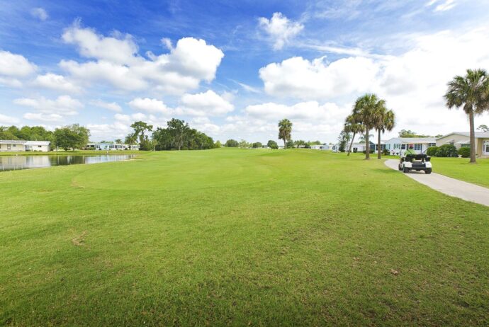 golf green cart path golf cart